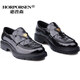 
HORPORSEN/Italian cowhide loafers men's lightweight and comfortable genuine leather men's shoes one foot to sport business casual leather shoes trend black [item number L9910-11-BX1] 40 [Europe size, one size larger]