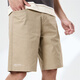 
Mark Waffe [Khmer comfort] casual shorts men's 25 summer loose breathable letter embroidery commuter versatile casual pinch pants 701 khaki L