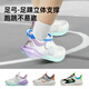
Kenopo children's toddler shoes for summer breathable mesh baby shoes 18 months-5 years old children's shoes for men and women GY1586 white/orchid purple 22.5 140mm Suitable for foot length 136-145mm
