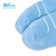 361 Mall same style children's clothing boys and girls flat socks spring new medium and large children's socks blue 1 pair 4