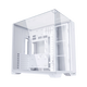 LIANLI联力包豪斯O11 Vision Compact 海景房台式电脑机箱 白色 /三面玻璃/中塔机箱/