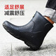 Botas de lluvia de fútbol botas de lluvia para hombres zapatos de agua para hombres tubos mediados de los zapatos impermeables para el agua de los adultos botas de agua de agua zapatillas de goma de moda botas de agua