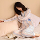 Aijia confinement clothes for summer thin pure cotton after childbirth spring and autumn 100 cotton sweat-absorbing postpartum summer pregnant women pajamas home clothes Summer 25-35 pure cotton A1289 XL (155 Jin [Jin equals 0.5 kg]) soft skin-friendly breathable sweat-absorbing