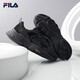 FILA men's shoes dad shoes Mars shoes retro running shoes autumn fashion casual sports shoes black-BK (second generation) 42