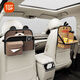 KEEP TOP Car Storage Hanging Bag Car Backrest Seat Back Multifunctional Storage Bag Rear Table Board Rear Seat Storage Rack Tissue Box Cute Bear-Upgraded Small Table Board-Short Style