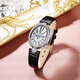 Kassaw Swiss Certified Watch Women's Queen Queen-Serie Frauen Gesichtsgürtel Persönlichkeit Oval Diamond-Set Small Dial Watch Flaggschiff-Version K825L Elegant Silber
