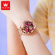 OLEVS Swiss Certified Brand Watches for Women Mechanical Watches Temperamento completamente automático Soccina para mujeres Relojes de mujeres impermeables luminosas