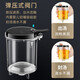 Golden Sauce (KAMJOVE) Large Capacity Floating Cup Brewing Teapot Tea Ceremony Cup Teapot Thickened Heat-resistant Glass Cup Office Cup Tea Set TP-757 Single Teapot (700ml)