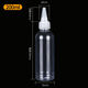 Squeeze sauce bottle, pointed mouth bottle 10/20/30/50/100/200 small empty bottle, plastic bottle, lotion transparent repackaging squeeze bottle, pointed mouth bottle 200 ml, 2 pack