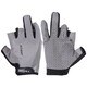 Xionghuo Fishing Gloves Ice Silk Luya Gloves Sun Protection Anti-Slip Rock Fishing Sea Fishing Gloves Ice Silk Anti-Slip Three-Finger Fishing Gloves