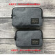 Ayub Japanese men and women personalized zipper short coin purse clutch bag coin card bag min pocket bag storage small bag custom gray nylon cloth [small size]