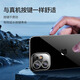 Hongzhuo Applicable to Apple 11 mobile phone case iPhone11 protective case Full-inclusive lens transparent electroplating anti-fall solid color simple TPU soft shell men and women graphite black