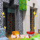 Hero Thrive Minecraft Magnetic Square Large Particle Building Block Assembly -Gebäude Modell Spielzeug Jungen und Mädchen Geburtstagsgeschenk [Luxus] Bibliotheksgebäude 686 Block 30