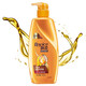 Flushing oil shampoo essential oil moisturizing and soft shampoo improves dry and frizzy hair texture silky smooth oil control 1L (i.e. 500ml*2 bottles)