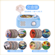 Burdo Children's Gramophon Puzzle frühe Bildungsgeschichte Maschine Kinderlieder Ancient Poetry Player Grammohren und Coax Recording Machine Toys Blue (Big Set) Gramophon + 240 Magnetkarte