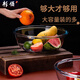 Large-capacity thickened large-sized glass basin and basin for egg beating basin heat-resistant kneading basin bowl for egg beating bowl special LB 6210ml tempered borosilicate glass/