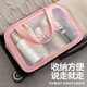 Bao Beile dry and wet separation toiletry bag large capacity waterproof swimming bag portable business trip men and women cosmetics storage bag pink - portable double layer dry and wet separation toiletry bag