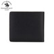 The same style men's wallet for men's pure leather wallet, fashionable ultra-thin ticket clip, Father's Day gift, black solid wood gift box packaging