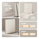 
International Electrician 86 type switch socket skin feeling matte small fresh cream style household wall dual control switch white matte white oblique five-hole [ultra-thin skin feeling matte]