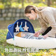 Fanruoman Portable Bed-in-Bed Baby Crib Foldable Newborn Sleeping Bed Mobile Bionic Womb Bed Anti-pressure TX. Blue