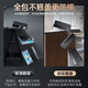 Jece [SF Air Freight | Flip magnétique] Convient pour Huawei Pura70pro Mobile Phone Case Lens Full-in Leather Protective Protective Bust Windows Smart Windows Business Men and Women [Elegant Black] Cow-Hide Smart Windows Huawei Pura70pro / Pro +