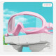 
Drifting goggles waterproof swimming goggles large frame for men and women waterproof and anti-fog HD swimming glasses children's swimming goggles white high definition large frame - adult model (K690) swimming set - [storage box + nose clip + swimming cap]