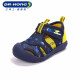 Dr. Jiang (DRKONG) Summer Children's Sandals Boys Baby Shoes 1-3 Years Old Soft Soled Toddler Shoes Dark Blue #26