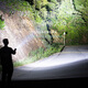 
Smiling Shark, Strong Light Flashlight Small Rechargeable LED Outdoor Light Household Super Bright Light Waterproof Emergency Searchlight [Upgrade] Side Light 9900K Bright Silver