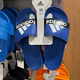 Adidas Slippers Chaussures pour femmes automne Nouvelle plage extérieure Sports de natation et sandales décontractées GV9713 BLUE 40,5 (250 mm)
