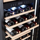 Vinocave wine cabinet constant temperature wine cabinet embedded refrigerator compressor ice bar refrigerated storage home office freshness and humidity multi-function display cabinet beverage ultra-thin dual temperature model PRO268CWJ-254L-96 bottles