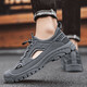 
Yilin Yue Sandals men's summer breathable bag head men's shoes sports non-slip hole shoes outside wearing driving dual-purpose beach sandals sandals sandals 12202 black single layer 39