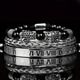 Pangdonglai Qualität Doppelköpfiges Leopardenarmband Kupfer Mikroset Zirkon schwarzes Achatarmband gewebte Männer aus Edelstahl Römisch-Armband Stapel ZJ12807