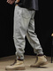 OLJ International Luxury Brand Ripped Jeans Men's Men's Loose Straight Spring and Automne Casual Working Pants Retro Wash 38 [185-200jin [Jin est égal à 0,5 kg]]]