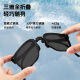 Jiabery folding sunglasses for women with sun protection polarized sunglasses for UV rays, big face makes them look slim and high-end driving outdoors