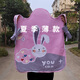 
CLCEY traditional old-fashioned baby strap bag front-heel back style summer thin model Yunnan Guizhou cotton back fan summer thin model small dinosaur gray plus size