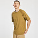 
Seven Wolf [wear-resistant and breathable] short-sleeved T-shirt men's summer new round-neck pure cotton men's top 702 (dark apricot color) XL 180/100A