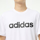 Adidas с короткими рукавами. Мужские летние спортивные спорты и тренировки для отдыха Комфортно легкая дышащая футболка с круглой шеей DU0409 GP4885 // Белый/Свободный XL