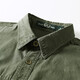 
JP autumn outdoor men's long-sleeved shirt lapel casual shirt 1283 khaki M-170