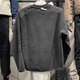 
Nike (NIKE) sweatshirt jacket for men autumn and winter fleece sportswear warm casual round neck pullover top DD4855-010 black XL