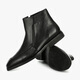 Walker Shop Martin Boots Men [High Top British Style] Spring Chelsea Boots Short Boots Fashion Leather Shoes Mid Top Boots Black 38