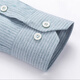 Shanshan warm shirt men's velvet business casual thickened long-sleeved striped shirt CVCT4218 velvet style 43