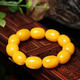 Chinese Valentine's Day gift beeswax bracelet second generation amber chicken fat yellow bracelet men's and women's rough stone men's style five (20mm*20mm)