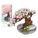 
Loz building blocks immortal bouquet assembly model home decoration toys 520 Valentine's Day gift 1661 cherry blossom pot plant