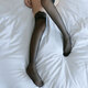Bas, bas noir à la main, chaussettes à tube long en maille en perspective sexy, bas de sm anormal déchirant les bas de poisson, ouvrez l'équipement, sans retrait 5009 80-140jin [Jin est égal à 0,5 kg]
