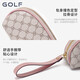Golf Women's Clutch Mustmy, модная, простой ретро-печатный монетный кошелек 6,5-дюймовый пакетик мобильного телефона легкая женская сумочка дым порошкообразно