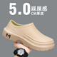 Tibetan Mei Times Chef Shoes Men's Spring and Summer Breathable Kitchen Breathable IMPRESION IMPRESIÓN ANTI-Oil Working durante mucho tiempo No se cansa de trabajar Zapatos de protección del trabajo Negro 41-42