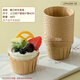 Baked Leshi cake paper cup roll cup 50 pieces wood color air fryer special muffin paper cup high temperature resistant baking tools