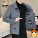 
Woodpecker (TUCANO) wool woolen jacket for men autumn and winter short double-sided wool coat winter thickened down jacket for men men's wool jacket black [removable down jacket] double-sided Nick XL recommended 145 Jin [Jin equals 0.5 kg]