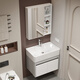 Cabinet de salle de bain XMSJ Ultra-Narrow 40 cm de large et petite taille de lavabo de salle de bain Cabinet armoire petit appartement mini bassin de lavage petite taille 4837 bassin + armoire + drain + robinet 0cm