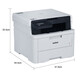 兄弟（brother）DCP-L3528CDW L3568CDW彩色激光数码打印机多功能一体机三合一A4升级9030CDN 套餐二:多配国产粉盒一套+5瓶灌装粉
